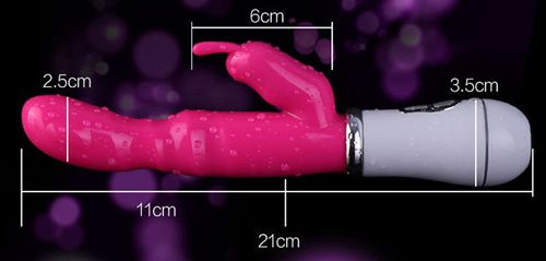 Kích thước dương vật rung kích thích điểm G Vibrator sạc pin DV04